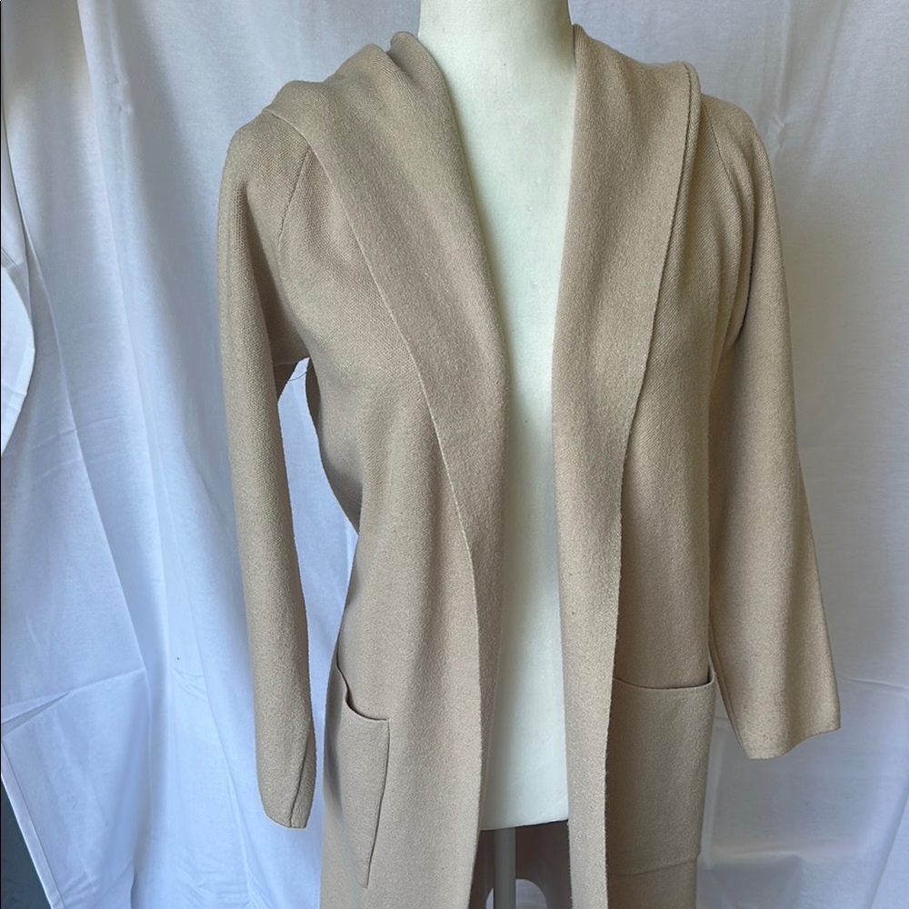 Tan Shrug Poncho Sweater